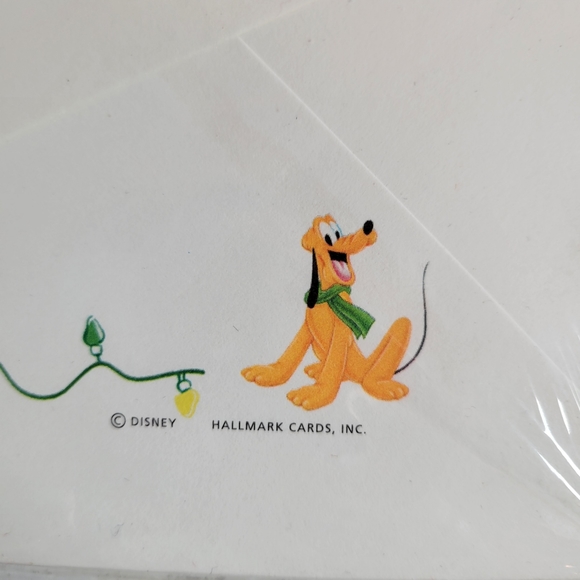 Hallmark Christmas Envelopes Pack of 25 Mickey Pluto - Picture 5 of 7